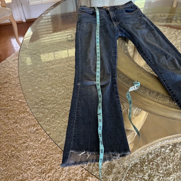 Mother Jeans Women's Size 26 The Insider Crop Step Fray Girl Crush Raw Hem - Picture 7 of 13